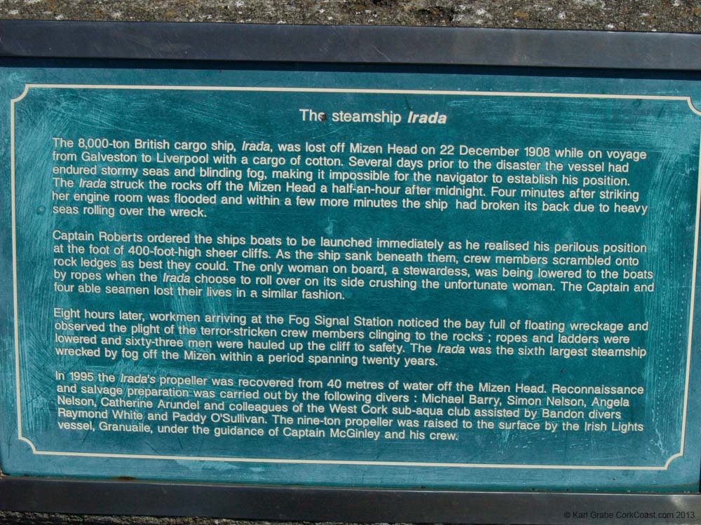 KG093085 irada wreck mizen head